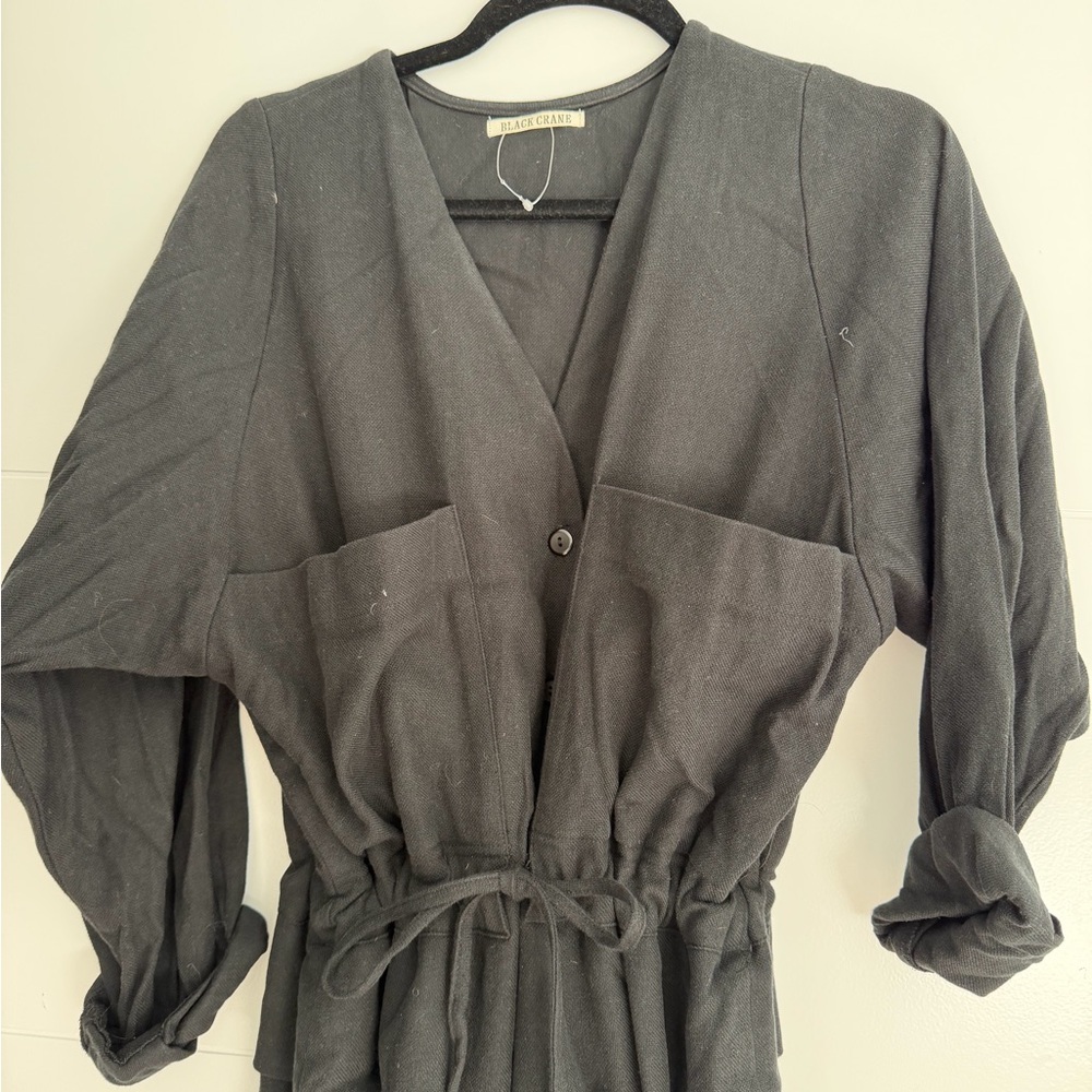 Black Jumpsuit with Pockets